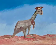 Sidney Nolan, Kangaroo (1981), 1981, oil on canvas