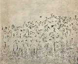 Fred Williams, Hillside at Lysterfield (1965-1966), 1965-1966, etching, engraving, drypoint and flat biting on Arches paper, 4th state of 5