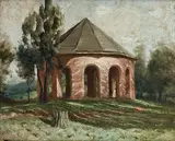 Lloyd Rees, The Rotunda 1922, 1922, oil on canvas on board