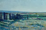 Charles Lloyd Jones, (Landscape), oil on board