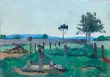 Charles Lloyd Jones, The Old Well, Summerlees 1930, 1930, oil on board
