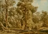 Louis Buvelot, Landscape with Gum Trees 1878