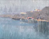 Elioth Gruner, Mosman Bay 1919, 1919, oil on board