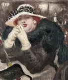 William Dobell, Woman in Restaurant (1934)
