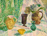 Grace Cossington Smith, Still Life with Black Vase No. 2 1971, 1971, oil on pulpboard