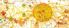 John Olsen, Seafood Paella 2007, 2007, oil on plywood