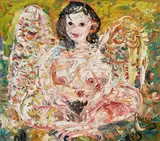 John Perceval, White Angel (Kathie) 1964-1965, 1964-1965, oil on canvas