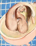 Brett Whiteley, Nude in the Bath 1978, 1978, oil on canvas
