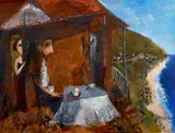 Garry Shead, Morning in Thirroul (1994), 1994, oil on composition board