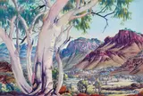 Ghost Gum, Central Australia by Albert Namatjira, watercolour on paper, sold Apr 2019