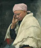 Rupert Bunny, Peasant Woman with White Shawl (circa 1927)