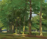Arthur Streeton, The Cedars, Coombe Park (1913)