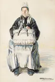 Hilda Rix Nicholas, Woman with Basket, Finisterre (1925-1926)