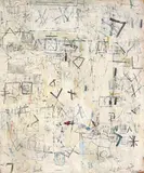 Yvonne Audette, Calligraphy on an Ancient Table No. 1 1960