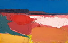 Guy Grey-Smith, Salt Lake 1966, 1966, oil on composition board