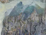 William Robinson, Nimbin Rocks in Fog 1996, 1996, oil on canvas