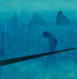Blue Mountain 1966 by Charles Blackman, 1966, oil on canvas, offered Apr 2019