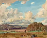 Hans Heysen, Ambleside Landscape 1925