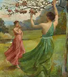 Julian Ashton, (Picking Fruit) 1914