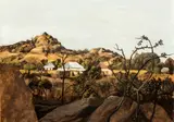 Ray Crooke, Chillagoe, oil on composition board