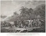 John Webber, The Death of Captain Cook 1874, 1874, engraving
