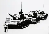 Golf Sale (2003) by Banksy, 2003, screenprint on paper, sold Mar 2019
