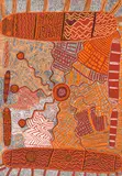 Timmy Payungka Tjapangati, Ngapa Tjkurrpa (Water Dreaming) (1972), 1972, synthetic polymer paint on composition board