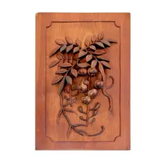 John Kendrick Blogg, Floral panel (circa 1914), 1914, Australian native hardwood