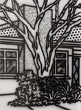 Howard Arkley, House and Native Tree 1996
