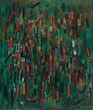 Yvonne Audette, Cantata No. 16 1958, 1958, oil on board