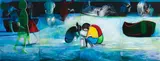 Evening at Ettalong Beach (1969) by Charles Blackman, 1969, oil on canvas, offered Nov 2018