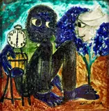 Arthur Boyd, Bridegroom and Bride (1957-1958), 1957-1958, earthenware