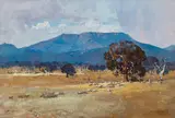 Mt. William (Land of the Golden Fleece) 1926 by Arthur Streeton, 1926, oil on canvas, sold Nov 2018