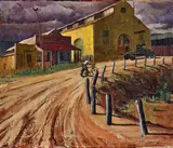 Jeffrey Smart, Morgan Warehouse 1946
