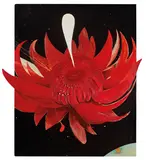 Brett Whiteley, Waratah 1970, 1970, oil and mixed media on board