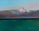 Black River and Lucerne Paddock with Pulpit Rock (1982) by Arthur Boyd, 1982, oil on canvas, sold Nov 2018