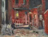 Sali Herman, Terrace House 1962, 1962, oil on canvas
