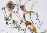 John Olsen, Spider Monkeys (1990)