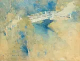 J J Hilder, The White Bridge (1914), 1914, watercolour on paper