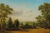 Henry Gritten, Melbourne from the Botanical Gardens 1865, 1865, oil on canvas
