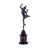 Ferdinando de Luca, Mercury after the Model by Giambologna, bronze