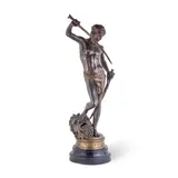 Antonin Mercié, David Vainqueur de Goliath David with the Head of Goliath
