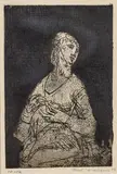 Fred Williams, The Engagement Ring No. 2 (1955-1956), 1955-1956, etching on Whatmans paper