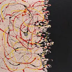Gordon Bennett, Edge (With Displaced Point of Identification)1993, synthetic polymer paint on canvas