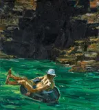 Nicholas Harding, In the Swell (White Hat and Rubber Ring) 2006