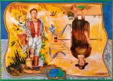 Juan Davila, Woman in a Landscape 1998, 1998, oil on canvas