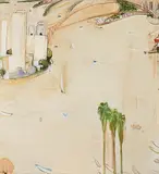 Brett Whiteley, Harbour (Grey Day) (1978), 1978, oil on canvas