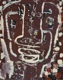 Ian Fairweather, Banjo (1964), 1964, synthetic polymer paint and gouache on cardboard on composition board