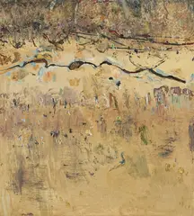Fred Williams, Creek Bed, Werribee Gorge (1976), 1976, oil on canvas