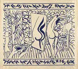 The Artist's Studio (1976) by Brett Whiteley, 1976, wool and cotton, sold Aug 2018